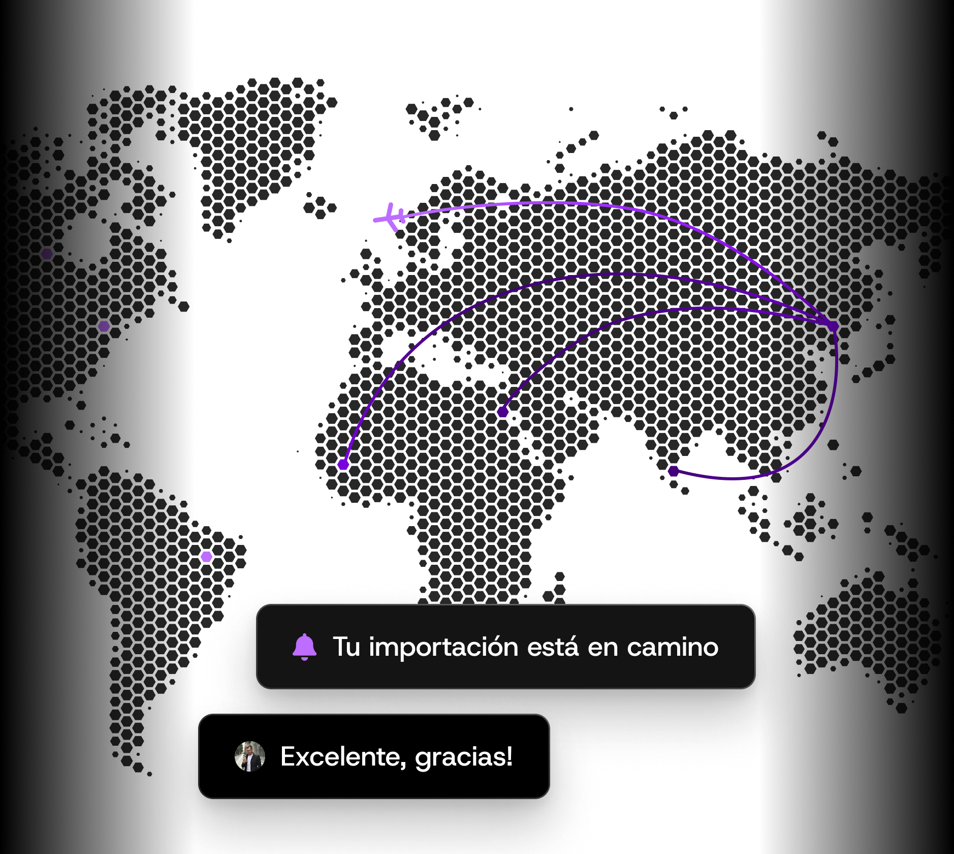 Global operations map